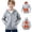 c02Gray, variant on Kids Heated Hoodie Sweatshirt 5 Heating Zones Full-Zip Hooded Jacket Boys Girls Youth Winter Electric Heating Sweater Black 5 Years