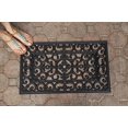 thumbnail image 4 of IUC International 173R Fleur Di Lys Recycled Rubber Doormat, 4 of 4