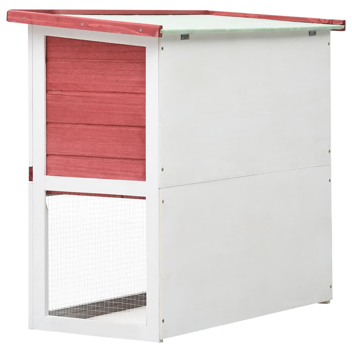 Pefilos 35" Outdoor Rabbit Hutch with Wheels, Wood Bunny House with Ramp, Tray, Doors, Openable Top Small Animal Pet Cage, Gray Pefilos 35" Outdoor Rabbit Hutch with Wheels, Wood Bunny House with Ramp, Tray, Doors, Openable Top Small Animal Pet Cage, Gray