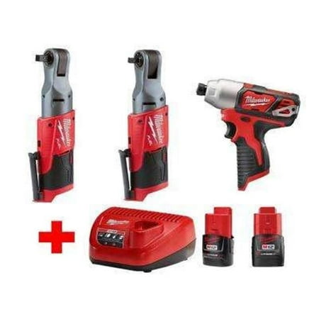 Li Ion Power Wrench - ACDelco 1/2-Inch Li-Ion 12V Cordless Brushless Motor Ratchet Wrench Tool Kit, 70 ft-lbs Torque Max. Super Duty Battery & Charger Included G12 Series, ARW1210-4P