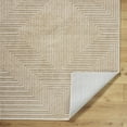thumbnail image 3 of Hauteloom Briana Living Room, Bedroom Machine Washable Area Rug - Contemporary - Beige, Light Brown - 2' x 2'10", 3 of 6