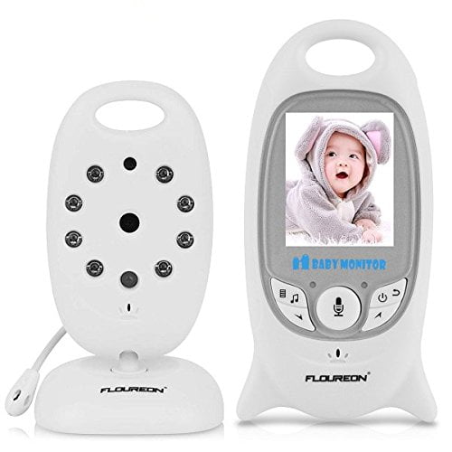 Barbala Baby Monitor Camera Video Digital Security 2.4GHz 2 Way Realtime Audio Talk Night Vision Temperature Monitoring 2.0" Display