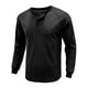 thumbnail image 4 of Blusa para hombre Henley Camisetas Manga larga Verano Tops Hombres Jersey acanalado Ropa diaria Camiseta básica, 4 of 5