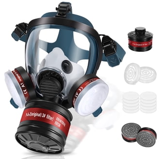 Parcil Safety ST-100X Full Face Survival Gas Mask with Organic