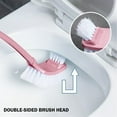 thumbnail image 5 of HBYJLZYG Toilet Brush with Base Household Cleaning Bathroom Washing Toilet Brush Soft Hair Long Handle Cleaning Brush, 5 of 6