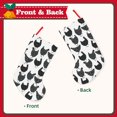thumbnail image 2 of Rateoe Retro Rooster Print Christmas Stockings,18 Inch Large Christmas Stockings Decoration Ornaments for Holiday Home Fireplace Indoors, 2 of 8