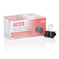 thumbnail image 2 of Binder Clips ACCO Medium Black 12 clips por caja (2 cajas), 2 of 5