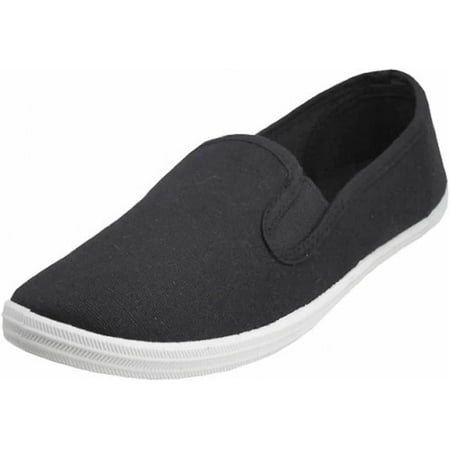 

Shoes8teen Kids Girl/Boy Unisex Toddler and Little Kid Canvas Decks 316k Black/White 12