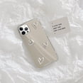 thumbnail image 4 of Compatible with iPhone 15 Pro Mirror Case Makeup Electroplate Love Heart Fashion Glossy Luxury Cool Cute Shockproof Protective Cover for Women Girls, 4 of 8