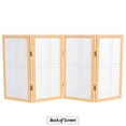 thumbnail image 2 of Red Lantern 2 ft. Short Desktop Double Cross Shoji Screen - Natural - 4 Panels, 2 of 8