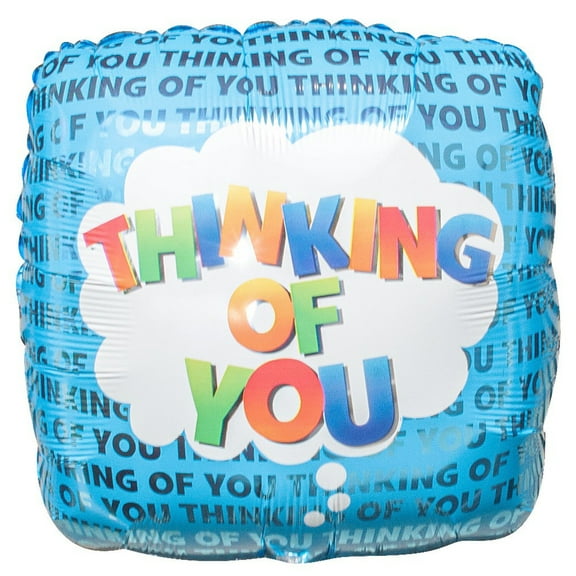18 inch Thinking Of You Foil Mylar Balloon - Party Supplies Decorations