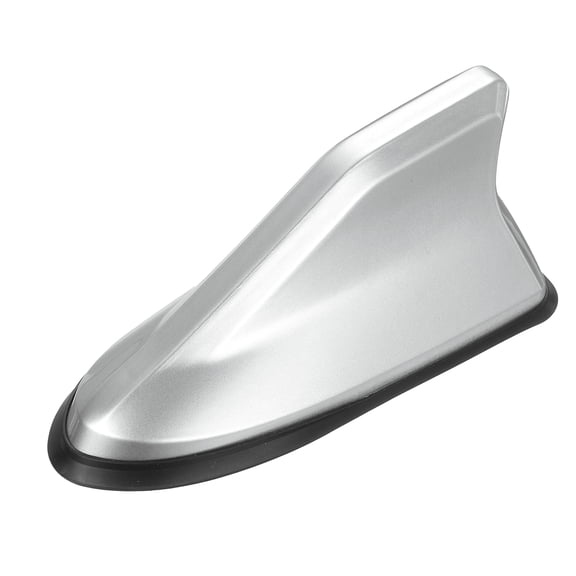 Uxcell Car Shark Fin Antenna Cover(6.5"x2.6", Silver) - Conductive, Automotive Roof Antenna Caps Replacement Vehicle Decorative Cover, for Cars RVs SUV Trucks