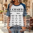 thumbnail image 3 of Dresfit Shirts for Women Waffle Knit Crewneck Tops Summer 2026 Denim Short Sleeve Outdoor Shirt Ralgan Breathable Loose Fit Baseball T Shirt 3XL, 3 of 7