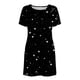 thumbnail image 4 of Vestido suelto casual de manga corta con estampado floral y estampado de girasol para mujer Pompotops  ghjkhdj10716, 4 of 8