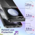 thumbnail image 5 of JETech Case for Samsung Galaxy Z Flip 5 2023, Transparent Protective Phone Cover with Shockproof Bumper and Anti-Scratch Back (Black), 5 of 6
