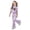 Light Purple, variant on Gaexia Girls Shirts and Pants Set,Valentine's Day Girls Outfit Cute Bow Heart Print Short Sleeve Top With Flare Leg Pants Toddler Two Piece Matching Fashion Clothes,11-12 Years