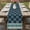 Navy Blue, variant on Table Runner 108 Inches Long for Kitchen Dining, Blue Flowers Dresser Scarf Farmhouse, Dining Table Decorations for Wedding/Parties, Farmhouse Country Abstract Floral Patterned 13 x 108 In
