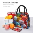 thumbnail image 5 of Salouo Easter Eggs for Insulated Lunch Bag for Women/Men - Leakproof Cooler Tote Bag Organizer - Reusable Lunch Box for Office Picnic Hiking Beach-One Size, 5 of 6