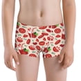 thumbnail image 5 of Yiaed Tomatoes Print Boys' Boxer Briefs Cotton Casual Stretch Comfort Boys Boxers - Kids Boxer Briefs Underwear for Boys (6-18)-Small, 5 of 5