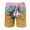 193Yellow399, variant on CAIVO Kids Girls Summer Casual Shorts With Adjustable Drawstring Soft Ice Cream Printed Playwear Comfortable Elastic Waist Boho Bottoms For Holiday Travel