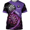 thumbnail image 4 of Personalized Dart Shirts Men Women 3D Polo Custom Name Team Jersey Funny Dartboard Shirt S-5XL Gifts (Pink, L), 4 of 9