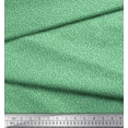 thumbnail image 2 of Soimoi Green polyester Crepe Fabric Dot Abstract Printed Craft Fabric by the Yard 52 Inch Wide, 2 of 3