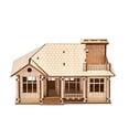 thumbnail image 1 of Kit de maquetas 3D de madera para villas modernas FOKKAH para adultos, 1 of 7