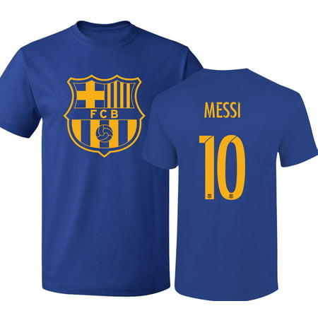 Barcelona Shirt Lionel Messi Soccer Futbol Jersey Shirt #10 (Best Soccer Jerseys Of All Time)