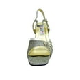 thumbnail image 2 of FLORAL Anuja Women's Wide Width Ankle Strap Dress Sandals GOLD 5.5, 2 of 6
