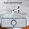 thumbnail image 4 of Faucet impermeable alfombra envolvente fregadero salpicaduras plato plato encimera protector cojines preventivo baño casa casa de campo 1pc Vogacara HA010356-01, 4 of 6