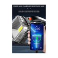 thumbnail image 5 of Linterna de mano portátil recargable por USB con energía solar, resistente al agua, linterna LED para acampar al aire libre y senderismo, 5 of 5