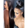 thumbnail image 1 of 30 32 pulgadas 13x6 Pelucas de cabello humano con frente de encaje 360 Peluca frontal de encaje completo Pelucas rectas de hueso brasileño prearrancadas para mujeres en venta Tan Jianjun unisex, 1 of 1