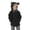 Black, variant on Boys Coat Boys Winter Coat Zip Up Bear Ears Hooded Sweatshirt Jacket for Fall Winter