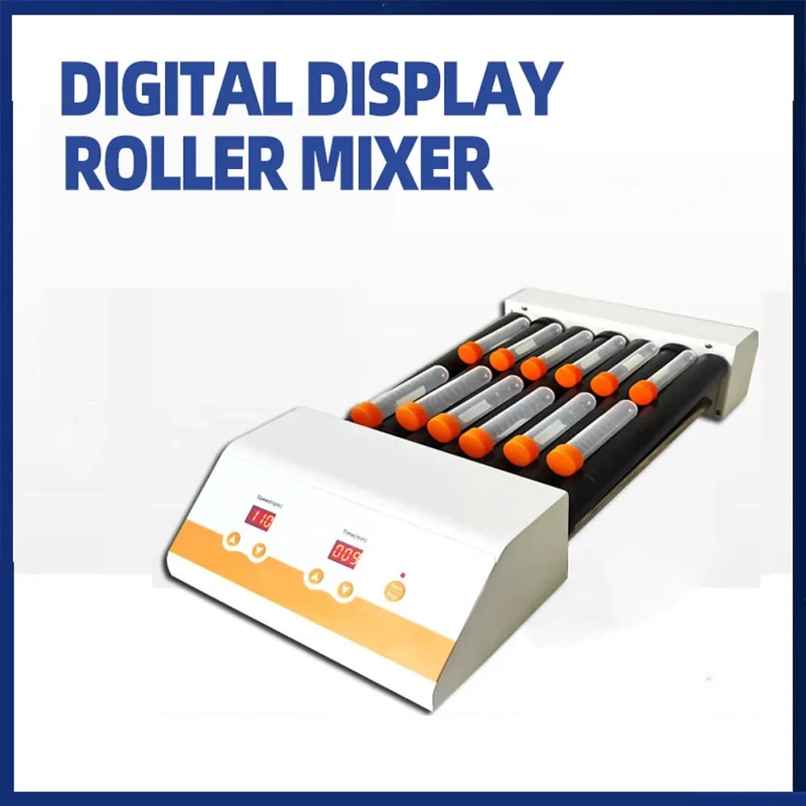 Multi Tube Roller Mixer, Rolling Mixer, Blood Sampling Oscillator, Digital Display Adjustable Blood Mixer Laboratory
--------
Wide Range of Uses