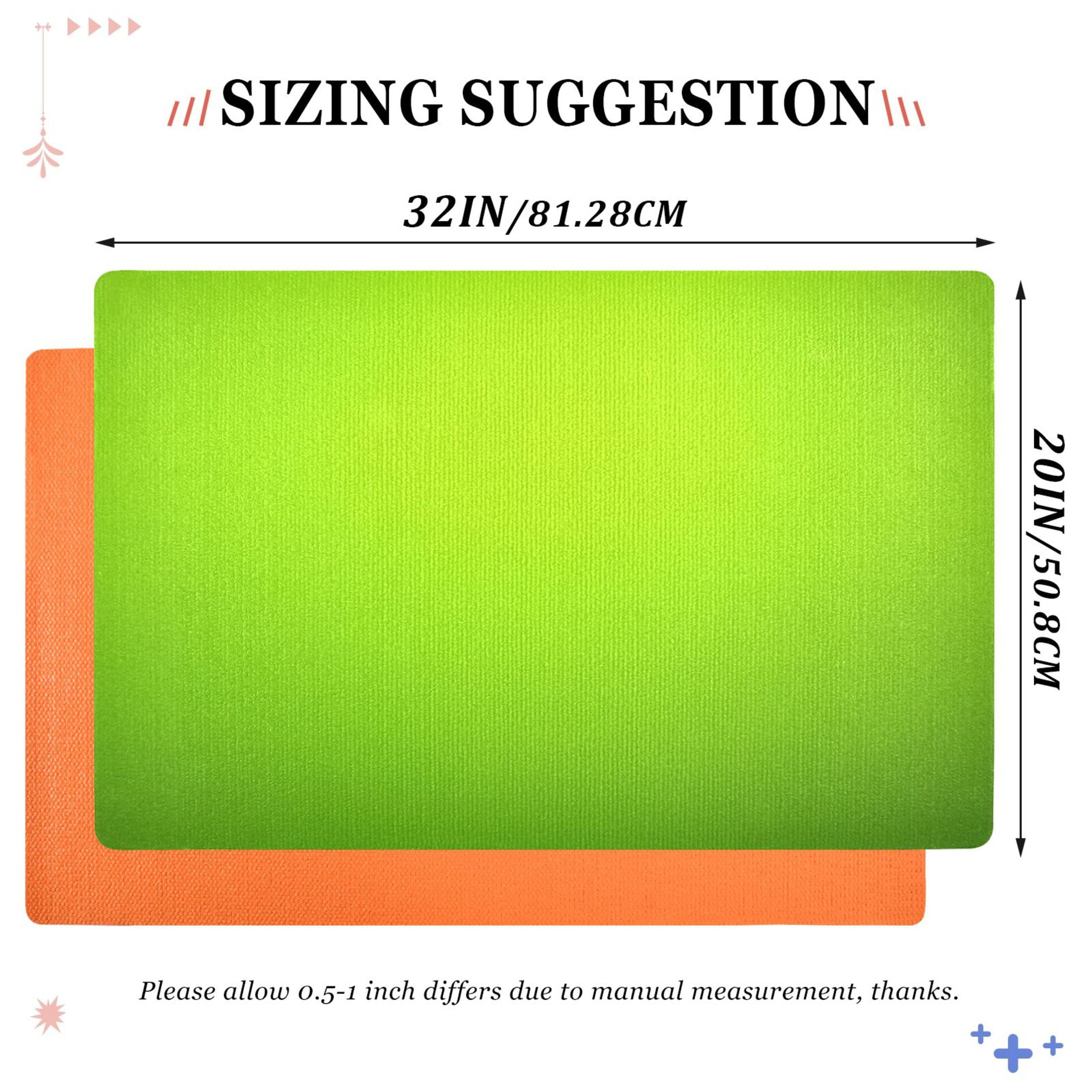 Iauyy Doormat Outdoor Indoor Non-Slip Washable Welcome Mat,Low-Profile 32x20in Door Mat for Pet Mat Front Back Door and Entryway,Lime Green Background