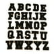 thumbnail image 1 of Parche de letras del alfabeto de la A a la Z, 26 piezas, apliques para tela, manualidades, jeans, camisas Negro, 1 of 9