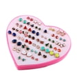 thumbnail image 2 of 36 pares de de cristal de estilos para mujer y niña con una Hugo  pendientes de botón para las mujeres, 2 of 6