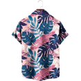 thumbnail image 4 of GERsome Hawaiian Shirts for Men Summer Short Sleeve Button Down Beach Shirts Cruise Vacation Shirts S-5XL, 4 of 4