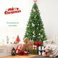 thumbnail image 5 of Costway 9FT PVC Christmas Tree 2132 Tips Hinged Solid Metal Legs, 5 of 11