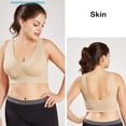 thumbnail image 1 of Sin Costuras Sujetador Más El Tamaño Inalámbrico De Una Sola Pieza De Las Mujeres Push up Con Paddad 4XL 5XL 6XL, 1 of 5