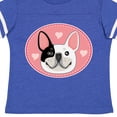 thumbnail image 4 of Inktastic French Bulldog Dog Girls Toddler T-Shirt, 4 of 5