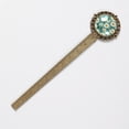 thumbnail image 2 of Daisy Book Lovers' Lace Bookmark in Antique Bronze - a Book Mark Accessory for Readers, 2 of 5