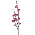 thumbnail image 1 of Rama de ciruelo artificial con tallos de flor de cerezo falsos de 53 cm de largo, flor de seda sintética para bodas, hogar, oficina, dormitorio, fiesta, centro de mesa., 1 of 8