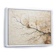 thumbnail image 2 of Designart "Atmospheric Riverside Solitude II" Landscape Forest River Floater Framed Canvas Art Print, 2 of 5