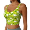 thumbnail image 2 of Pofeuu Fruit Print Sports Bra for Women Sexy Vest Yoga Running Gym Fitness Crop Bras Tops-Large, 2 of 8