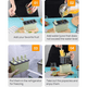 thumbnail image 4 of Juegos de moldes para paletas, molde reutilizable para helado, apto para lavavajillas, duradero, soportes para bandejas para paletas DIY, 4 of 6