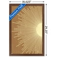 thumbnail image 3 of Abstract Sun Wall Poster, 14.725" x 22.375" Framed, 3 of 6