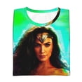 thumbnail image 4 of T-Shirt Wonder Woman pour Jeunes, Col Rond, Imprimé 3d, Graphique, Manches Courtes, pour Garçons et Filles, 4 of 8