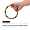 thumbnail image 4 of Uxcell 5" Dia Bamboo Purse Handles Handbag Handle Replacement for DIY Making, 6Pack Yellow, 4 of 6