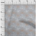 thumbnail image 2 of oneOone Viscose Chiffon Dusty Blue Fabric Leaves Craft Projects Decor Fabric Printed By The Yard 42 Inch Wide, 2 of 5